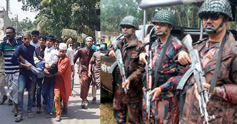 ভোলায় পুলিশ-জনতা সংঘর্ষ, নিহত ৪: বিজিবি-কোস্টগার্ড মোতায়েন