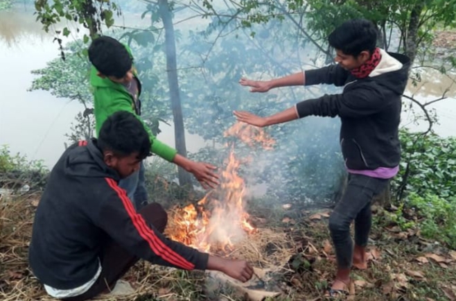 বিশ্বনাথে শীত ও ঘন কুয়াশায় জনজীবন দূর্ভোগ