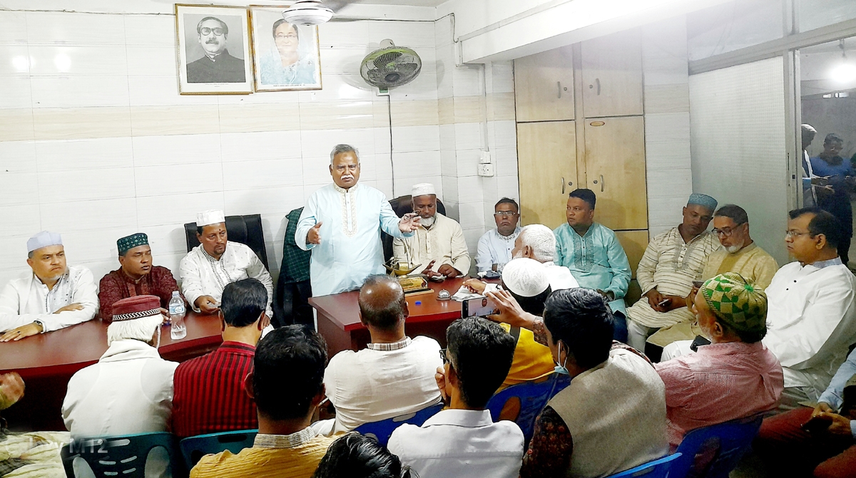 বিশ্বনাথে সাংবাদিকদের সাথে সিলেট-২ আসনের নৌকার মাঝি শফিক চৌধুরীর মতবিনিময়